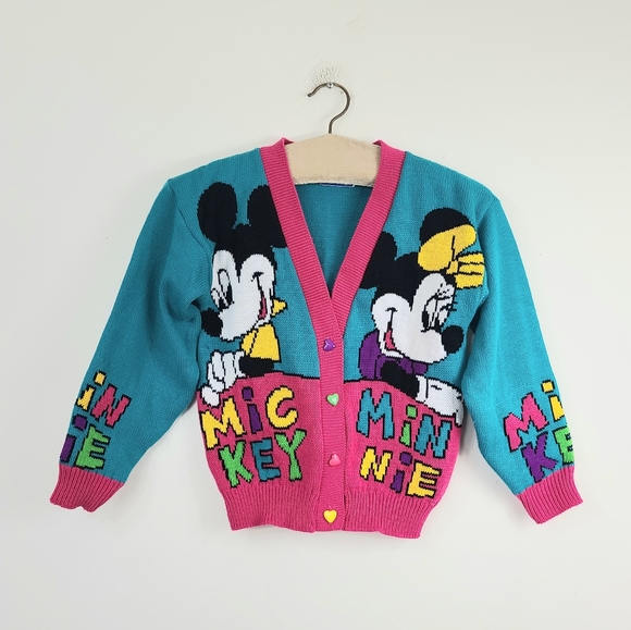 Disney Other - Disney Mickey & Minnie 80s sweater